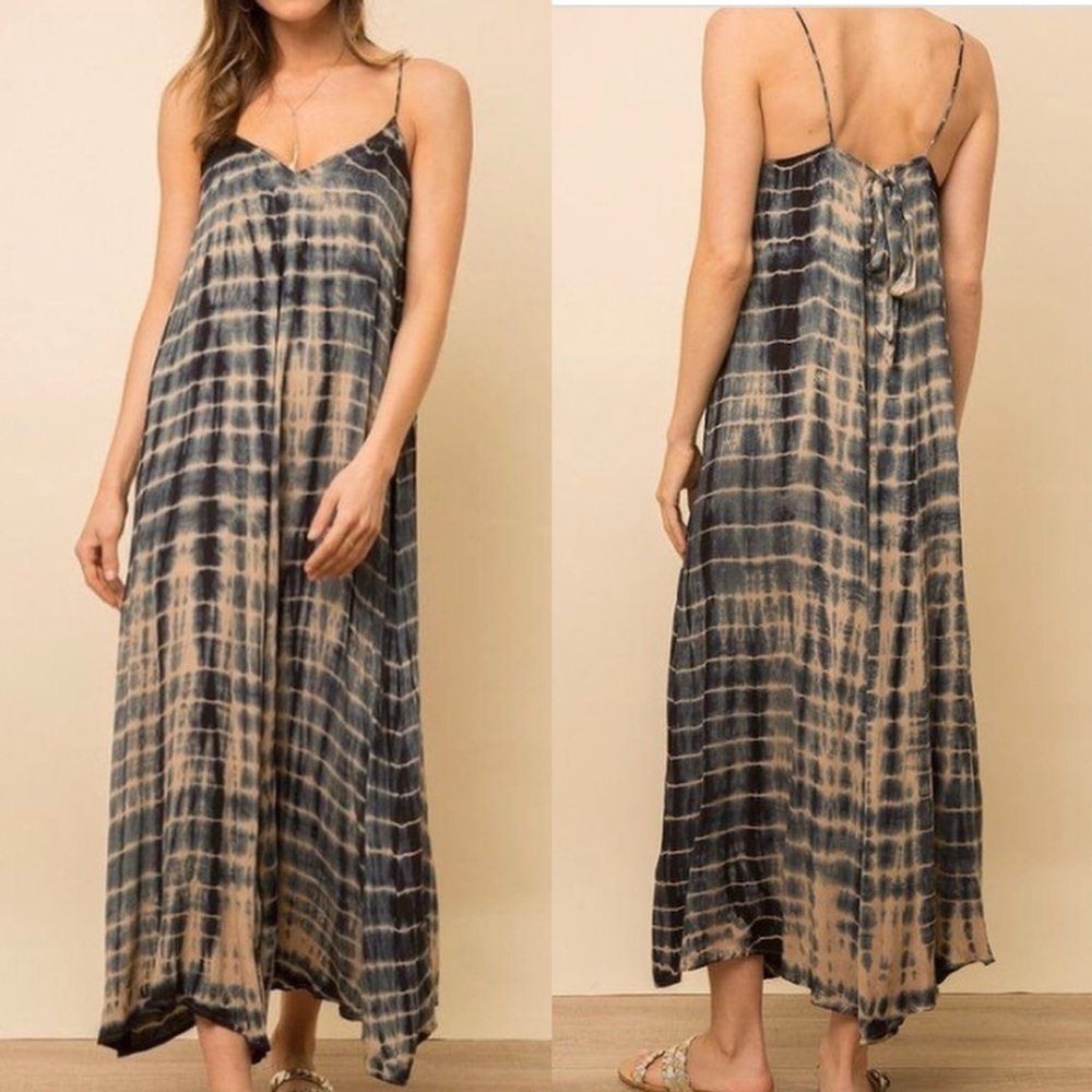 Mystree tie dyed maxi dress